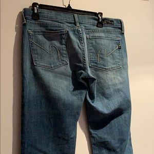 Bootcut, stretch jeans